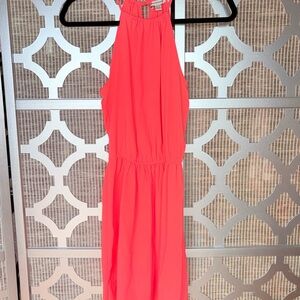 American Eagle Outfitters Neon Coral Dress